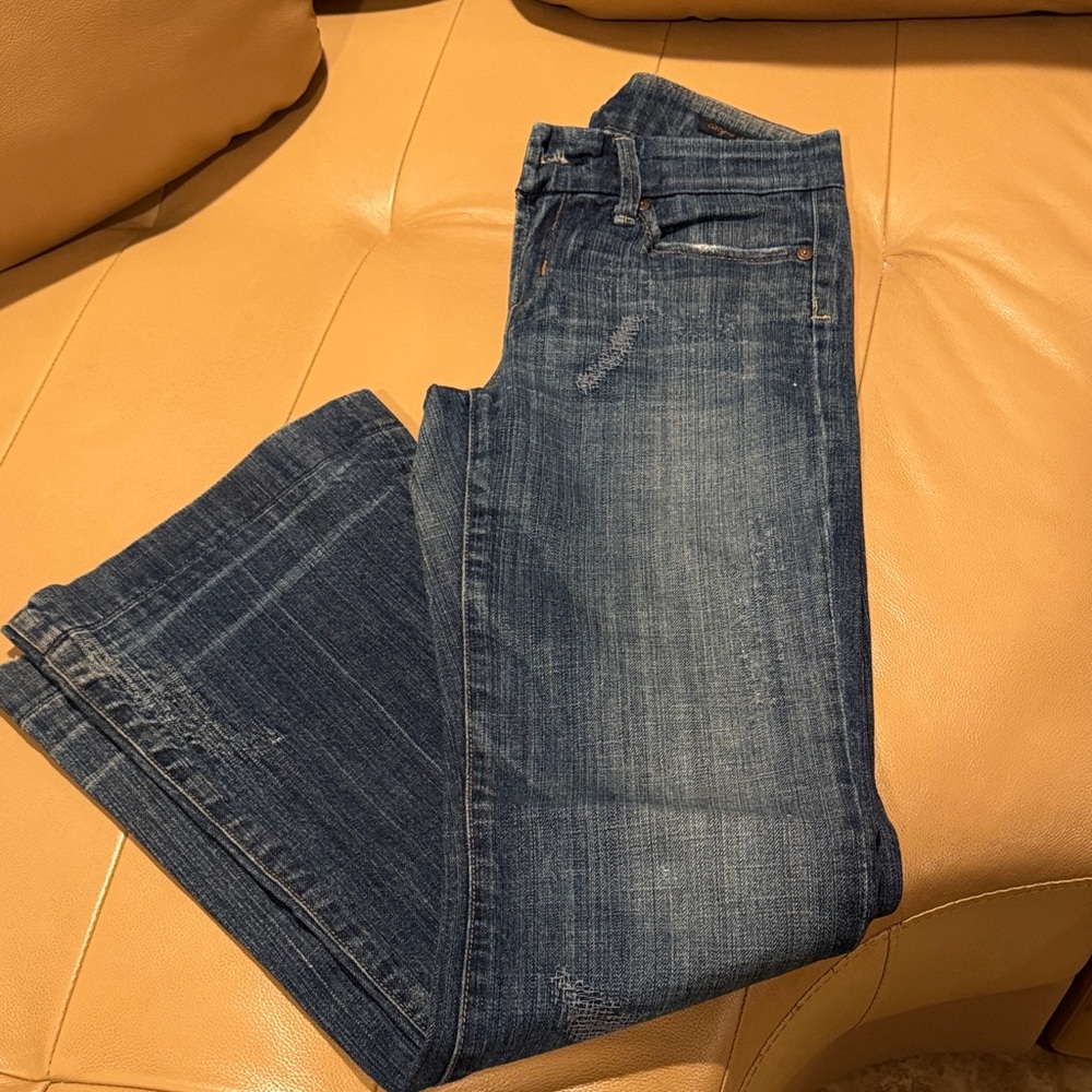 Citizens of Humanity Wide Leg Blue Denim Jeans